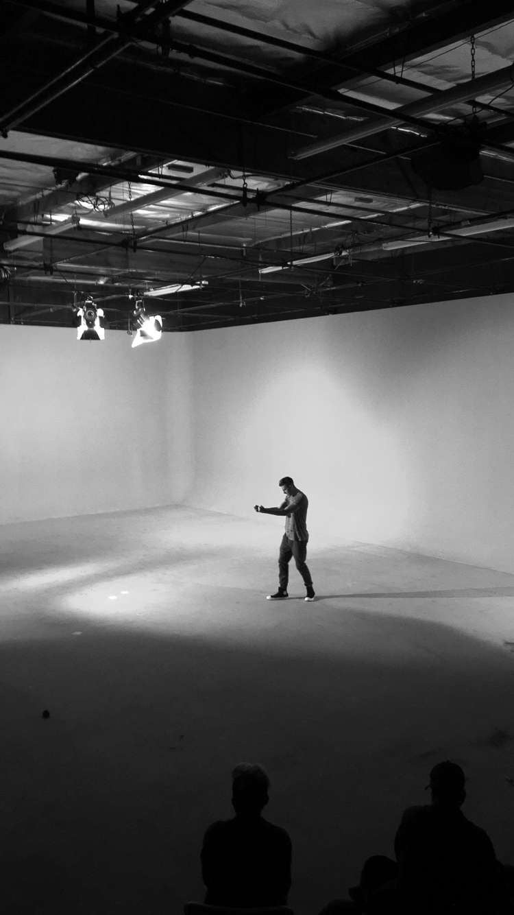 Behind the scenes of the 'Deliverance' video shoot.