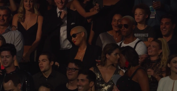 Amber Rose in the crowd at the VMAs