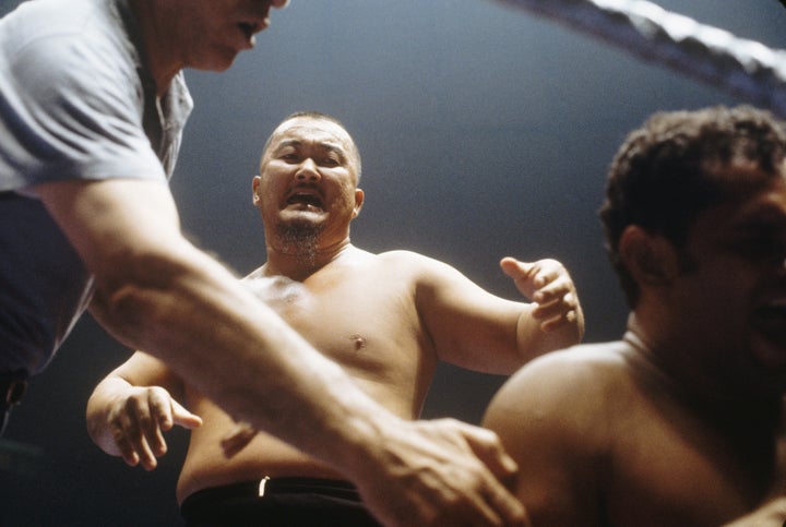 Mr. Fuji wrestling in an undated file photo. 