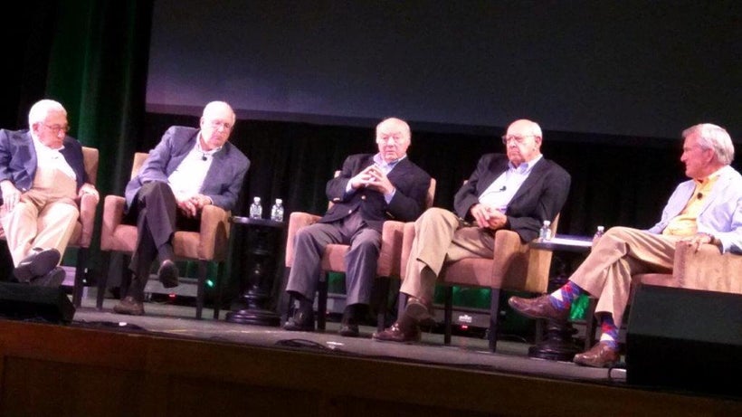 Panel of Ambassadors discussing China and Russia, Henry Kissinger, J. Stapeton Roy, Jack Matlock, Thomas Pickering and modera