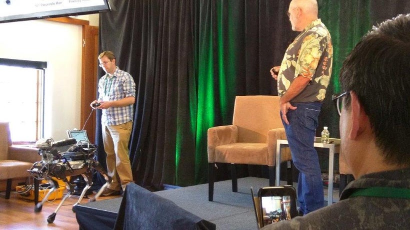 Boston Dynamics demonstrates skills of Maxwell the robot