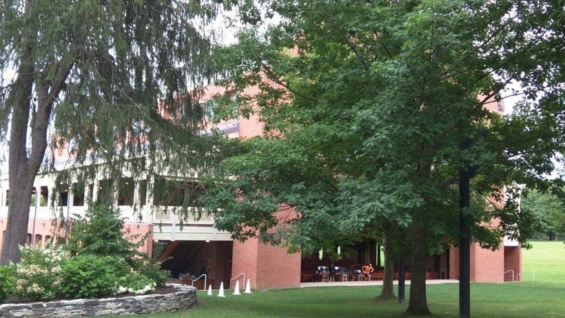 The leafy setting of the BSO's Seiji Ozawa Hall