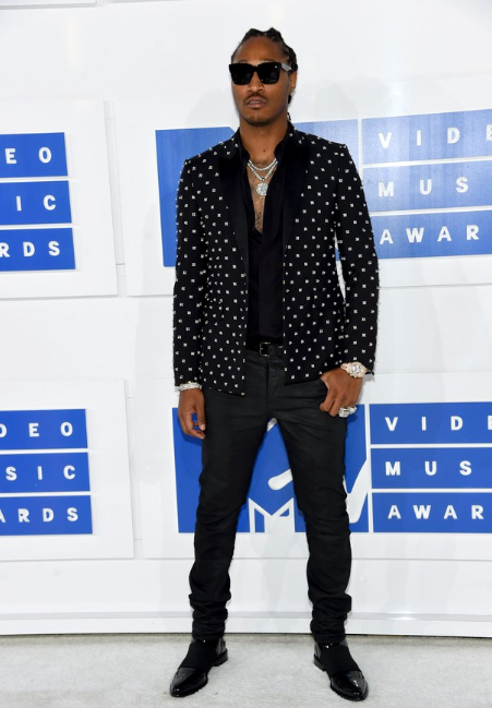 Future’s all-black look, topped off with a killer tuxedo jacket, is proof that sometimes you don’t need to reinvent menswear in order to be the best-dressed guy in the room.