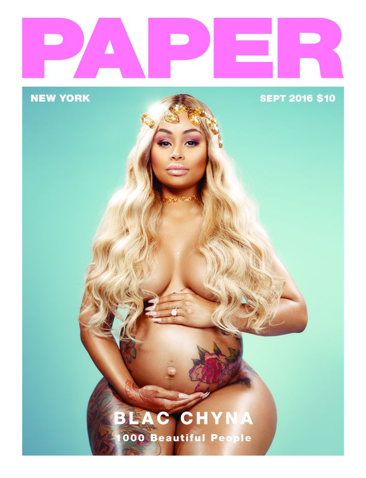 Black Chyna Naked - Pregnant Blac Chyna Poses Nude On The Cover Of Paper Magazine | HuffPost  Entertainment