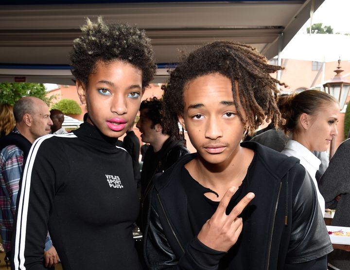 Willow Smith and Jaden Smith attend the Roc Nation and Three Six Zero Pre-Grammy Brunch on Feb. 7, 2015 in Beverly Hills, CA.