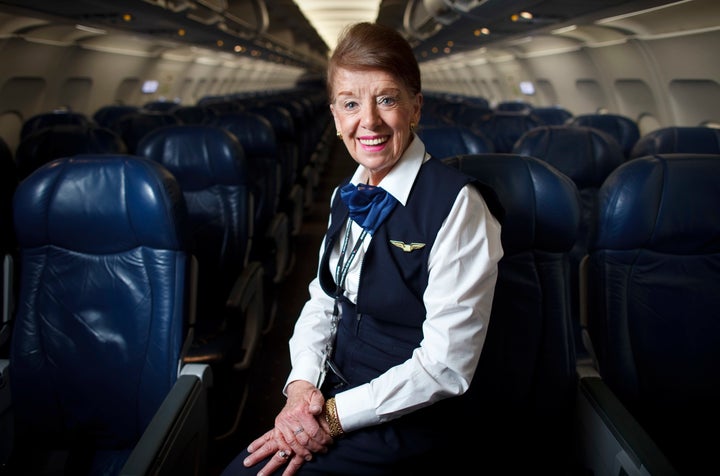 Bette Burke-Nash is believed to be the oldest flight attendant in America.