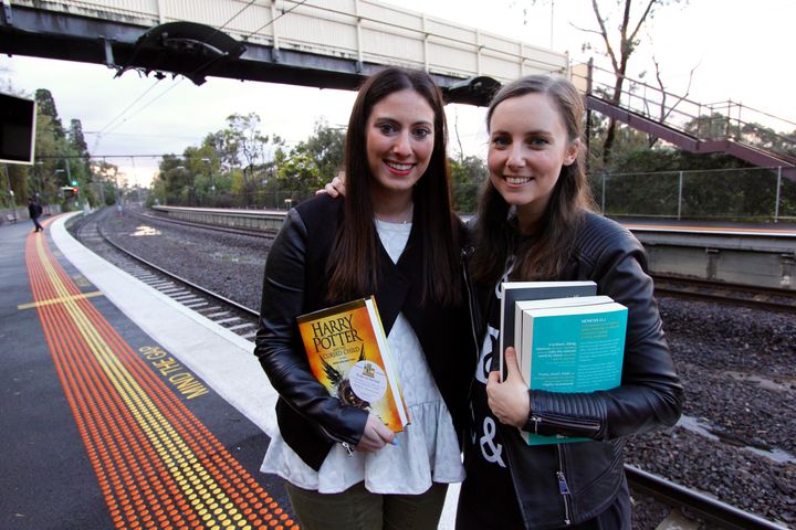 The pair behind Books On The Rail.