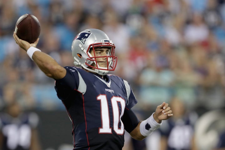 Third-year quarterback Jimmy Garoppolo has looked the part during the preseason for the Patriots.