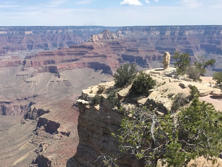 A peaceful day at the Grand Canyon in July 2016