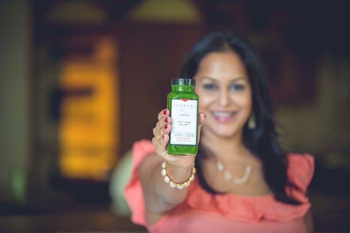 Shivani loves her green juice and turmeric!