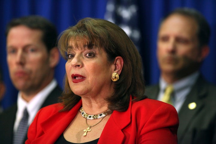 Prosecutor Angela Corey answers questions about the Trayvon Martin case during a news conference at The State Attorney's Office in Jacksonville, Florida, April 11, 2012.