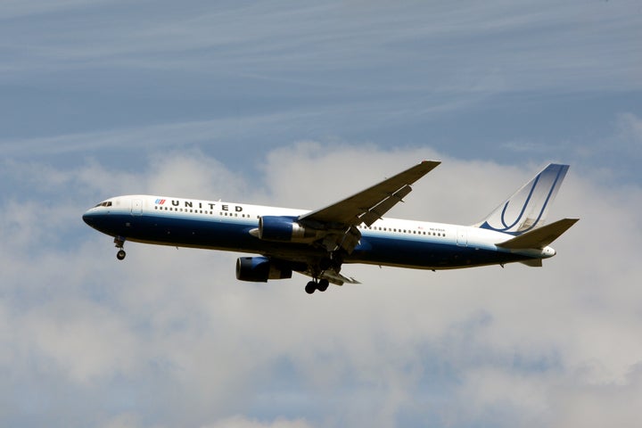 A United Airlines flight to London had to be diverted after encountering severe turbulence hundreds of miles from shore (File image)