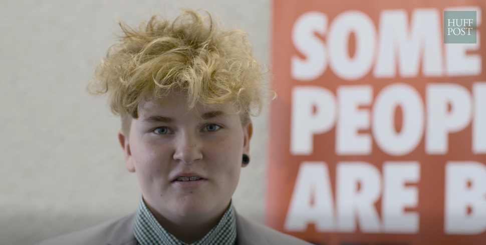 Leo Waddell, 15, has faced transphobic bullying at school.