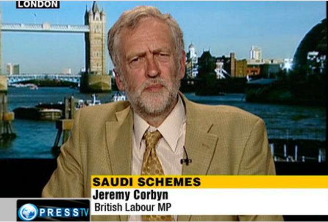 Corbyn appeared on the channel multiple times from 2009 to 2012