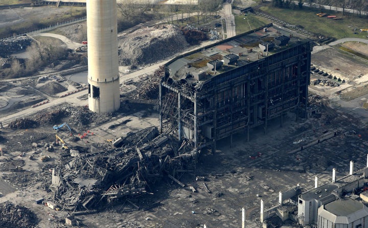 A body has been recovered from the collapsed boiler house at Didcot power station on February 23