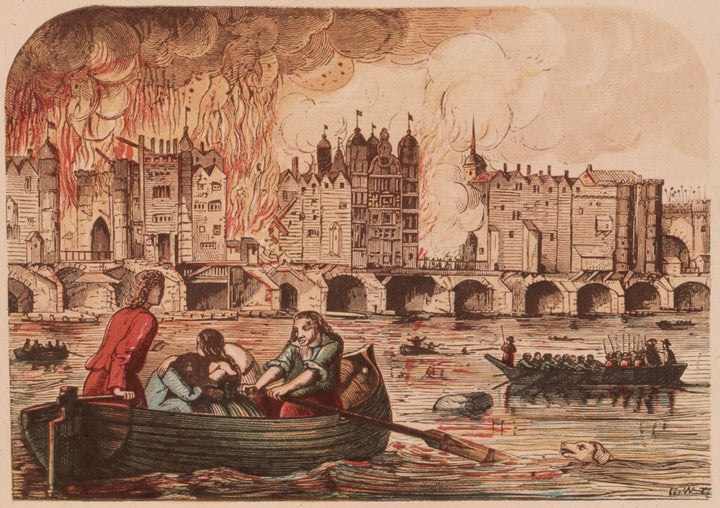 Great Fire Of London Livestream Video Of Replica City Burning On The Thames  HuffPost UK News