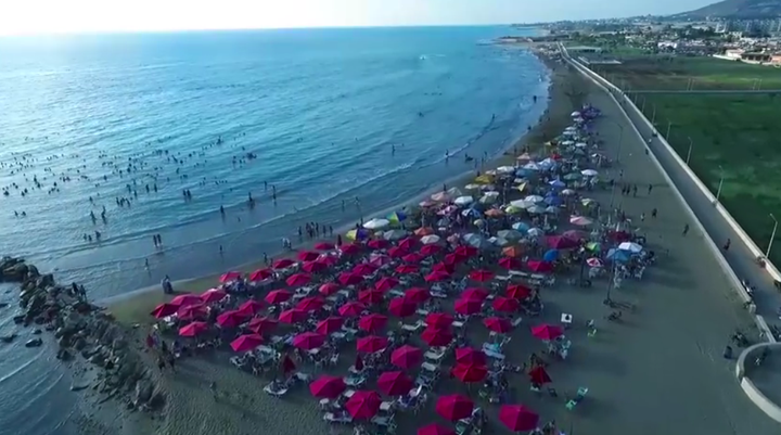 <strong>A still from the Syrian tourism video</strong>