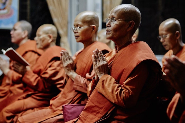 Some of the monks at the allfemale Songdhammakalyani Monastery Banned from becoming fully ordained they want to regain the recognition that women had within the religion during Buddhas time.