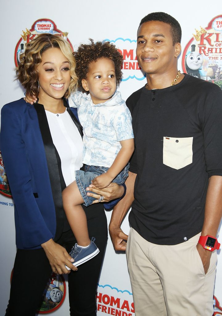 The actress says she worries about raising her black son.