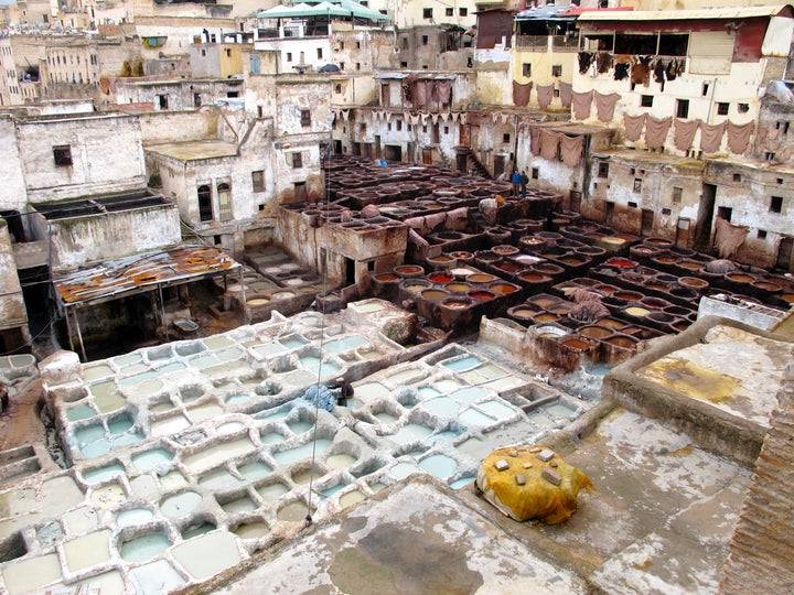 Centuries-old traditional tanneries.