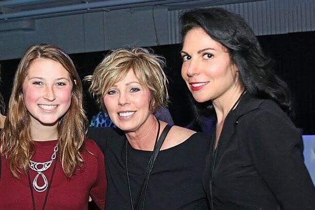 Stepmom Andi Abraham, right, said she couldn't have forged a relationship with her stepdaughter Ali, left, without the support of Ali's mom Teena (middle).