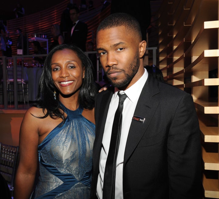 Frank Ocean with his mom, Katonya Breaux.