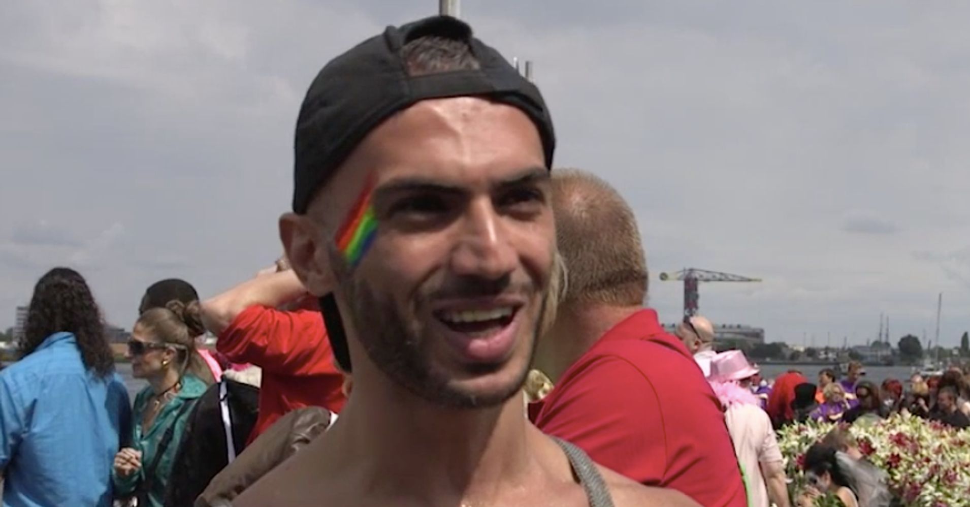 After Years Of Repression In Syria This Gay Refugee Just Celebrated His First Pride Parade