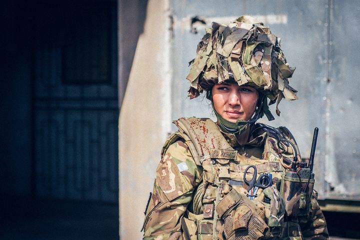 <strong>Michelle Keegan plays Georgie in the new series of 'Our Girl'</strong>