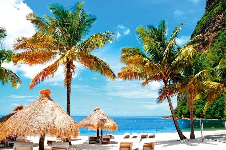 St Lucia's beautiful beaches are the star attraction, attracting the most visitors between December and April.