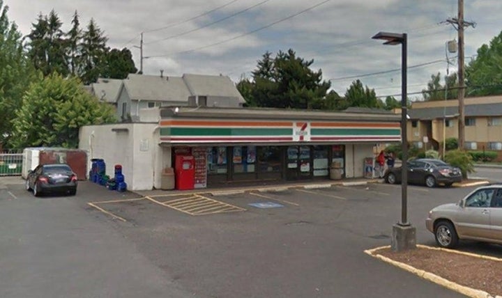 The 7-Eleven in Gresham where the incident occurred.