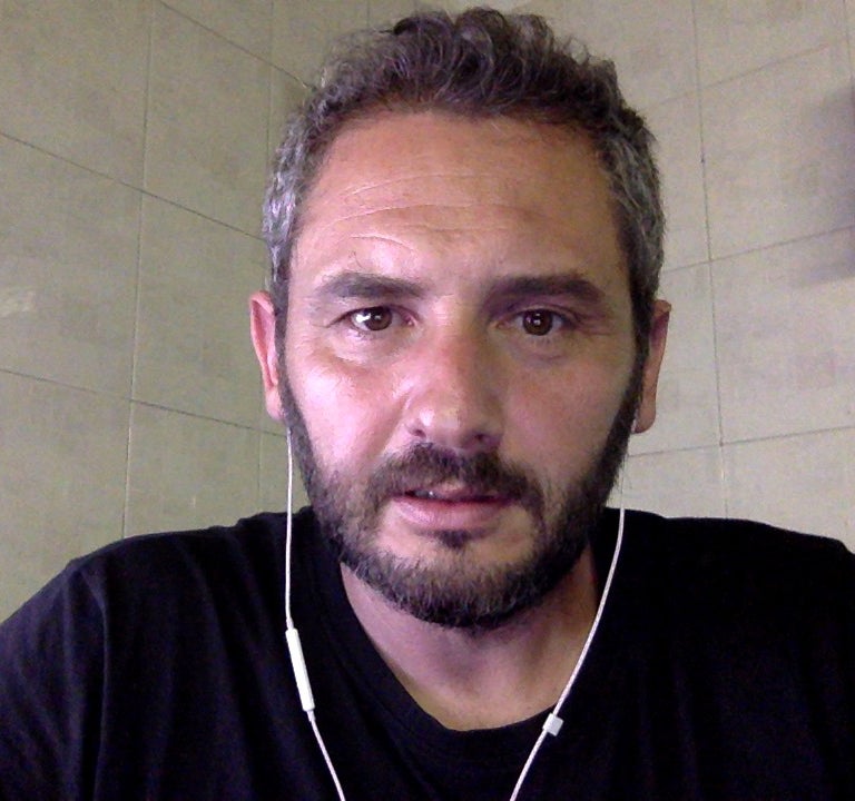 joey shaw during the interview