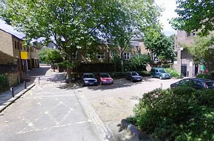 <strong>The woman was dragged into Heddingham Close in Islington north London</strong>