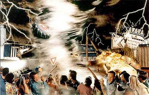 Copyright art for Universal Studios Florida's "Twister ... Ride It Out" attraction