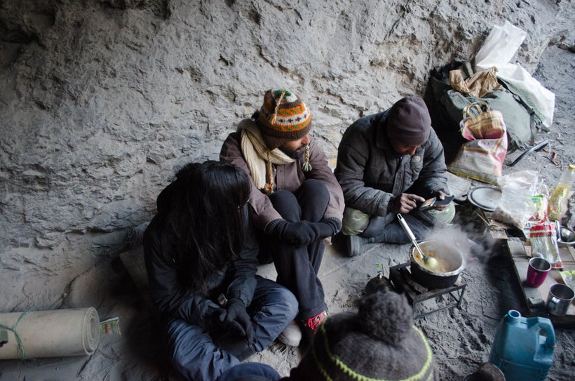 The local at Tibb Cave shared his moment with us where he was featured in a documentary