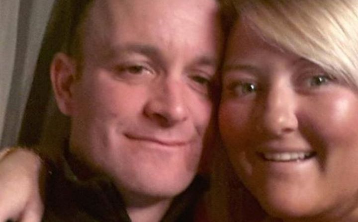 <strong>Didcot power station victim Christopher Huxtable and partner Jade Ali</strong>