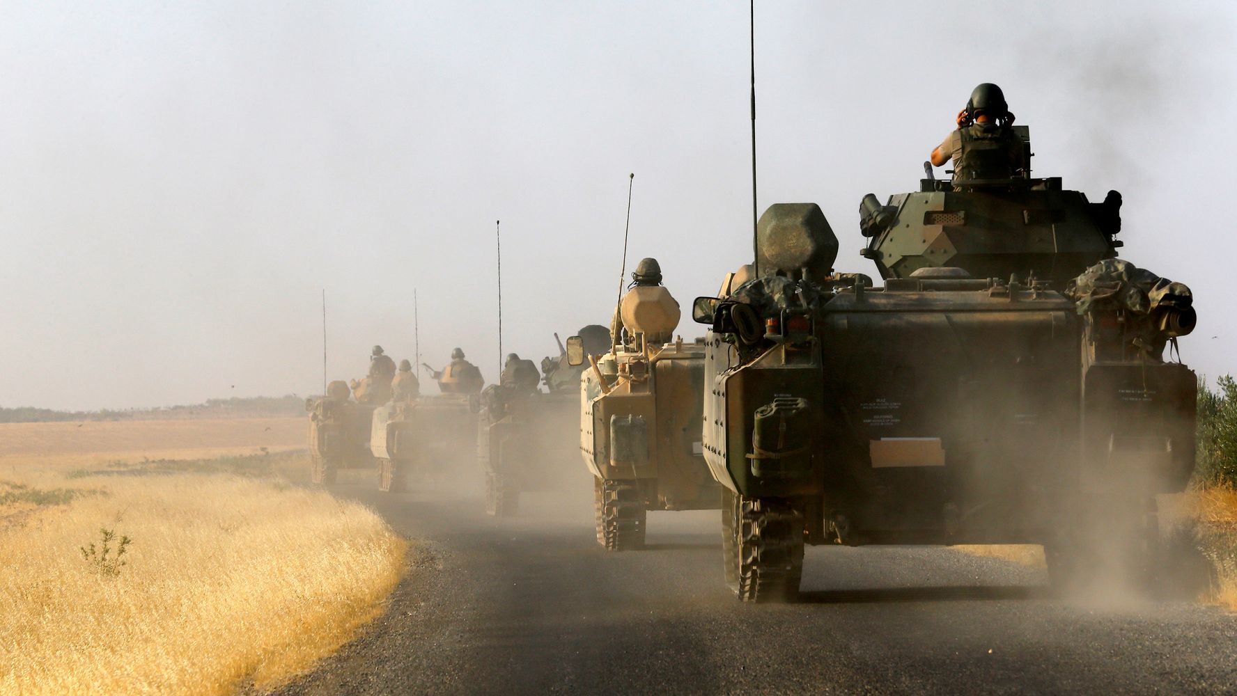 Turkish Tanks Roll Into Syria, Opening New Line Of Attack | HuffPost ...