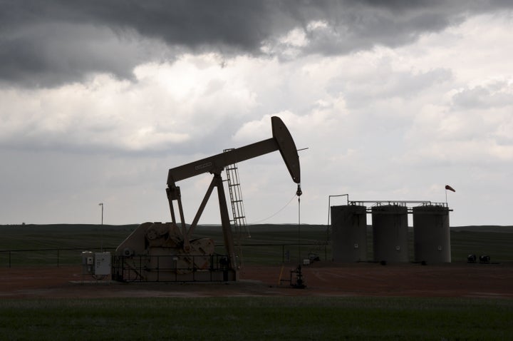 A pumpjack oil pump stands near Watford City, North Dakota, U.S., on Saturday, May 28, 2016. For most of the past decade, Nor