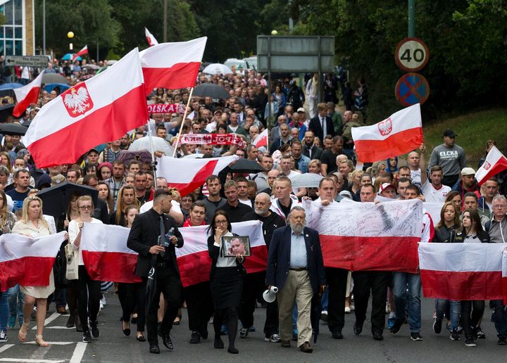 Hundreds of Poles marched in Harlow hours before two Polish men were attacked