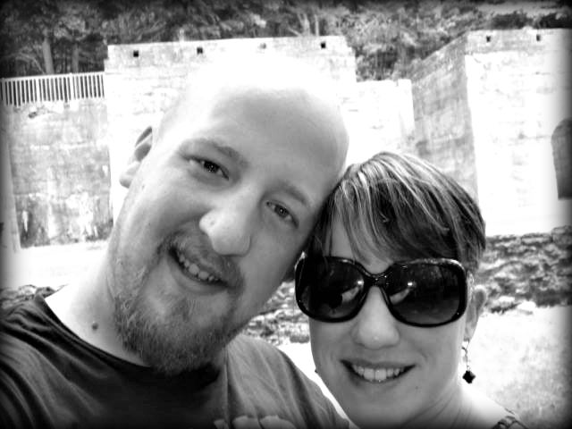 <p>Walking trails at a local State Park. This was before we were married.</p>