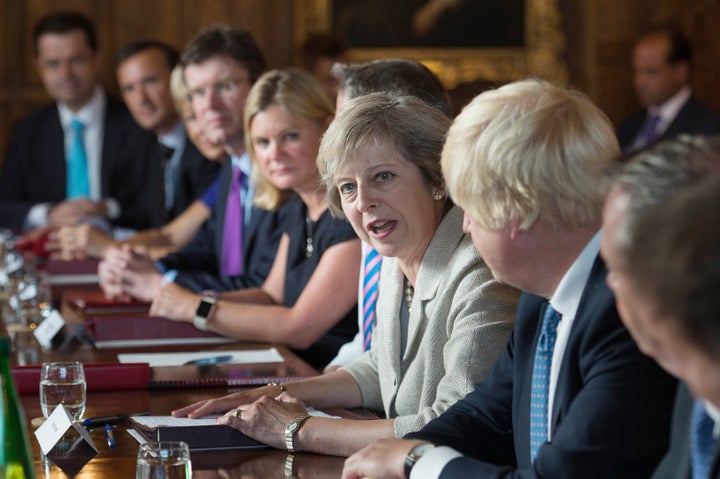 <strong>Theresa May's cabinet met to affirm that 'Brexit means Brexit'</strong>