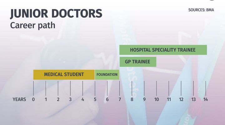 The career path of a junior doctor