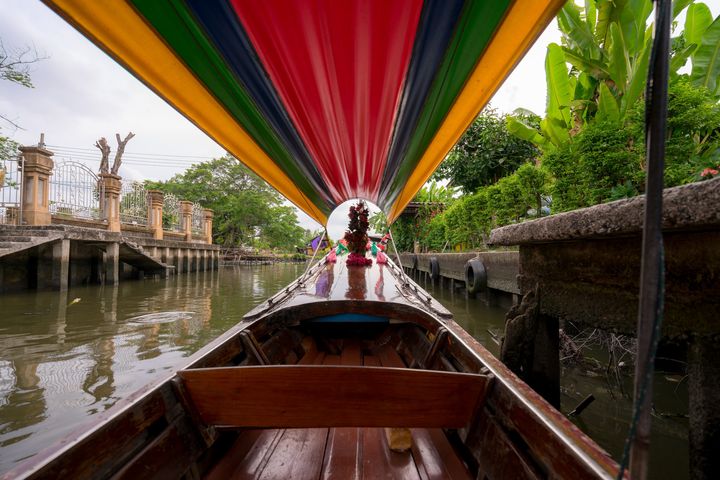 Escape the bustling streets of Bangkok by taking to the khlongs or waterways.