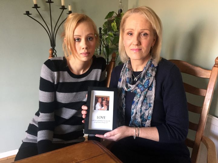 Paul Fyfe's daughter Jess and his widow Tracey, who said the Supreme Court's earlier ruling had the family 'absolutely gutted'