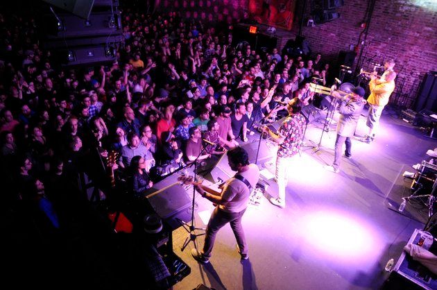 Reel Big Fish play to packed Brooklyn Bowl on February 2.
