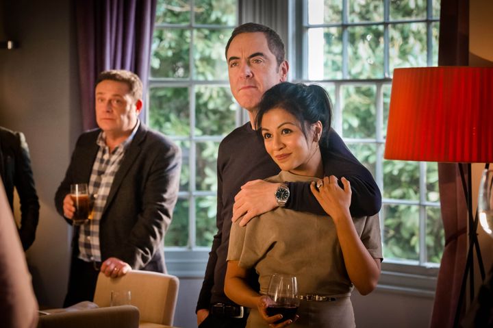 <strong>The return of 'Cold Feet' saw widower Adam embrace new love, much to his friends' concerns</strong>