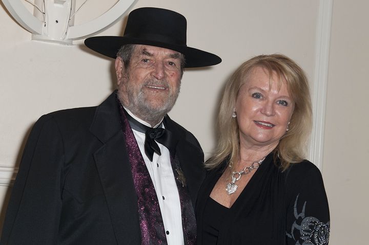 In this 2013 photo, actor Hugh O'Brian and wife Virginia attend the Silver Spur Awards hosted by The Reel Cowboys at The Sportsman's Lodge in Studio City, California.