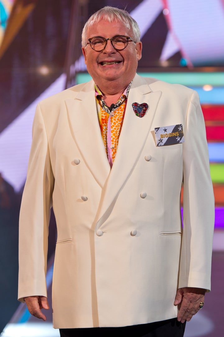 <strong> Biggins at the 'CBB' launch</strong>