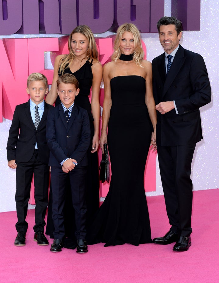 Patrick Dempsey's Kids Are All Grown Up At 'Bridget Jones' Movie