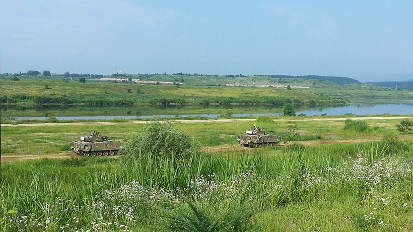 Military training.