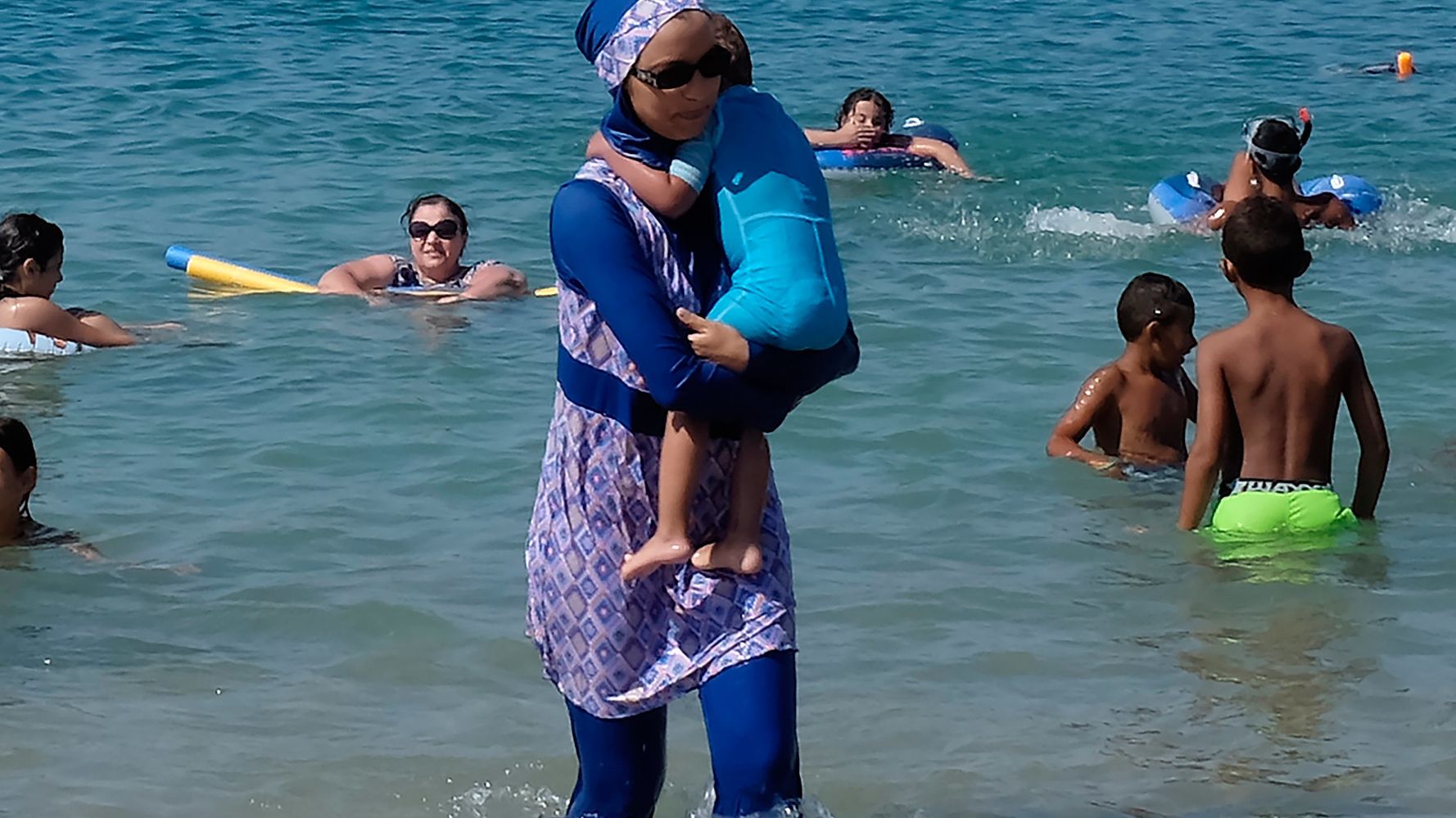 Nudist Beach Arab - The Naked Provocation Of Swimming While Muslim | HuffPost Religion
